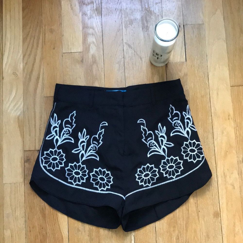 Francesca’s Floral Print Shorts